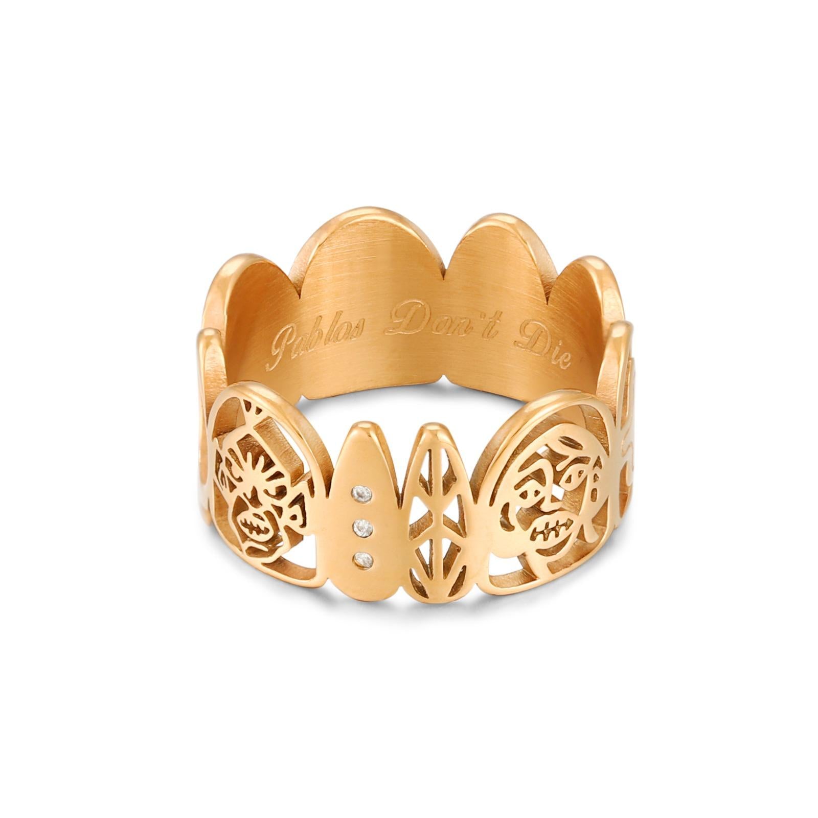 PABLOS DON'T DIE GRILLZ RING