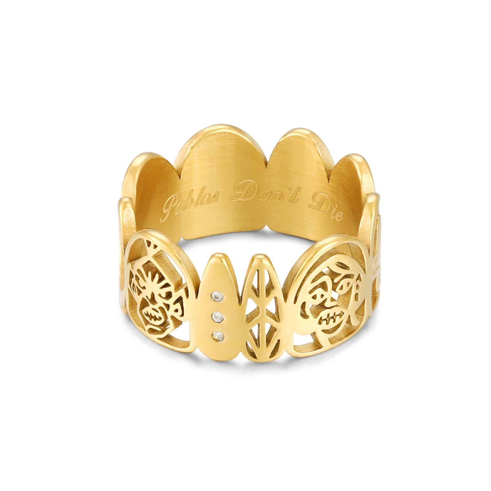 PABLOS DON'T DIE GRILLZ RING