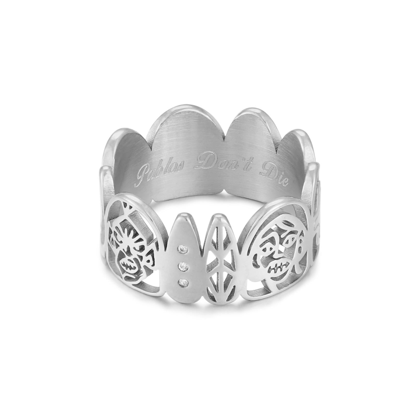PABLOS DON'T DIE GRILLZ RING
